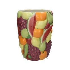 Melting Pot Amsterdam Bloemenvaas Fijn Aardewerk Fruit Multicolor 33cm