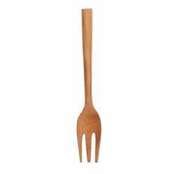 Muubs 2.3 x 1 x 14cm Nature Teak Wood Cloud Cake Fork