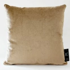 Melting Pot Amsterdam Effen Velours Kussen Sand 45x45