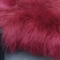 Melting Pot Amsterdam Schapenvacht Burgundy Langharig 55x95