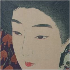 Melting Pot Amsterdam Wanddoek/Poster van Geisha ,Polyester Bordeaux 105x136cm 9989