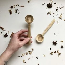 Muubs Natural Teak Round Teaspoon