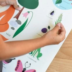 Poppik In The Forest Educational Sticker Poster + 60 Stickers