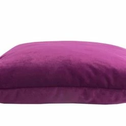 Melting Pot Amsterdam Effen Velours Kussen Warm Purple 45x45