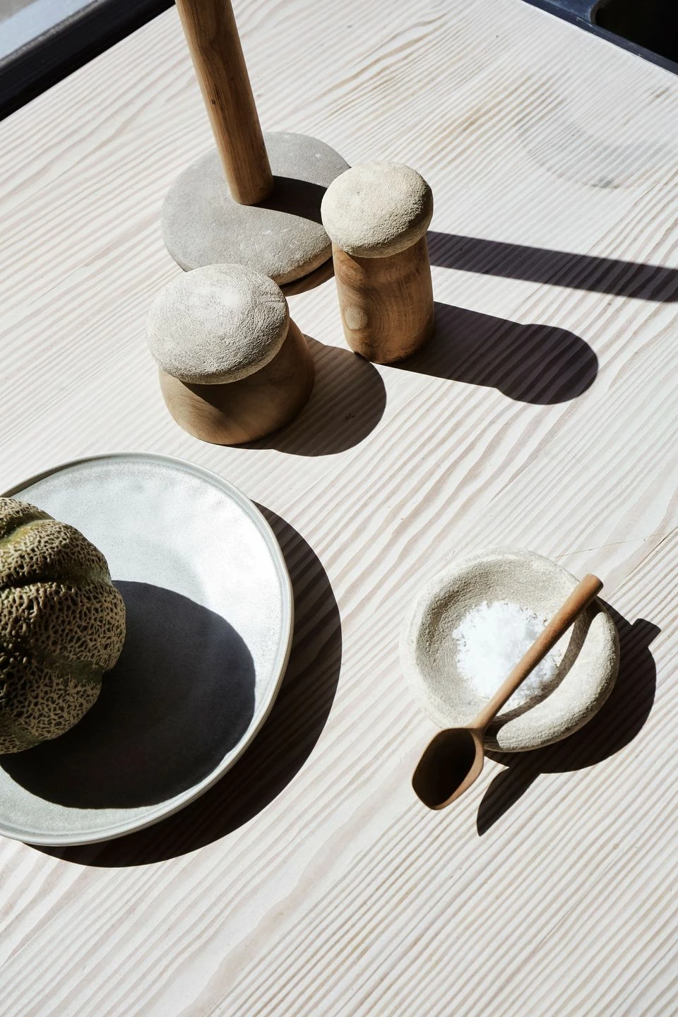 Muubs 14cm Nature Teak Wood Square Cloud Spoon 4 Muubs 14cm Nature Teak Wood Square Cloud Spoon