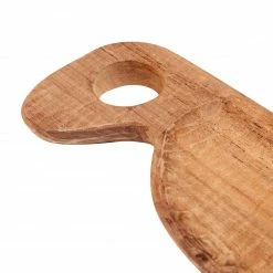 Muubs Natural Teak Roar Flute Tapas Board