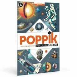 Poppik Póster Educativo De Pegatinas Astronomía