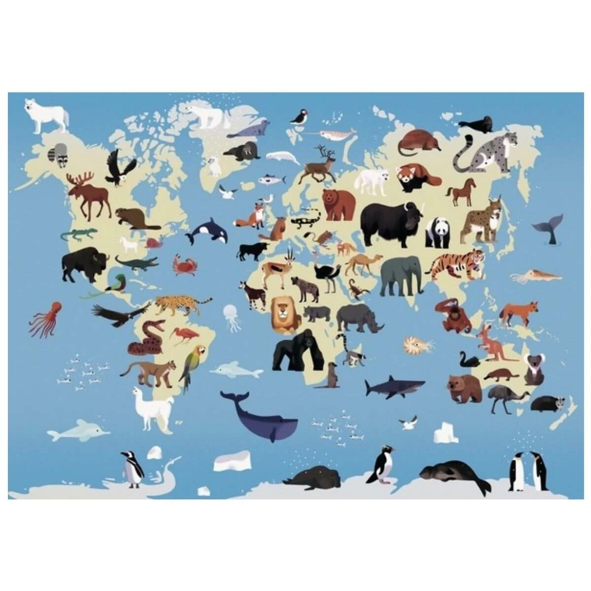 Poppik Puzzle Animales Del Mundo (500 Piezas) 2 Poppik Puzzle Animales Del Mundo (500 Piezas)