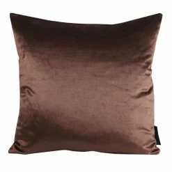 Melting Pot Amsterdam Satijn Velours Chocolade Bruin 45x45