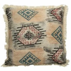 Melting Pot Amsterdam Katoenen Kussen Pink 45x45cm Incl Binnenkussen