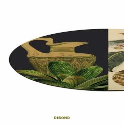 Melting Pot Amsterdam Wanddecoratie Night and Day Dia 60cm Reboard