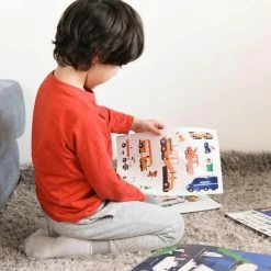 Poppik Póster Educativo De Pegatinas Vehículos