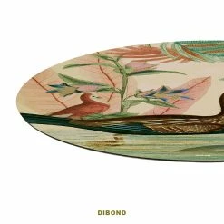 Melting Pot Amsterdam Wanddecoratie The Lake Dia 60cm Dibond